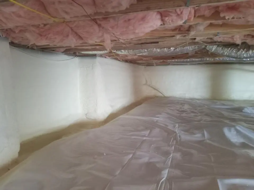 Crawl space encapsulation with closed-cell spray foam for Roof Maintenance in Granger